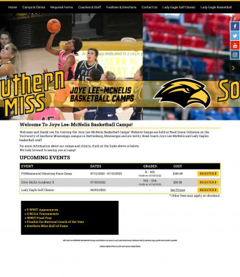 Joye Lee-McNelis Basketball Camps | Southern Miss Joye Lee-McNelis Basketball Camps | Southern Miss