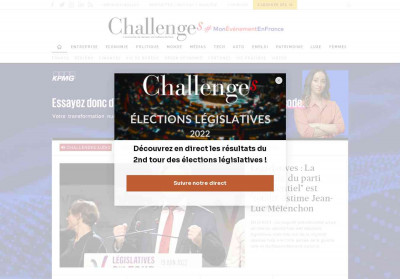 Challenges, l'actualité de l'économie Challenges, l'actualité de l'économie