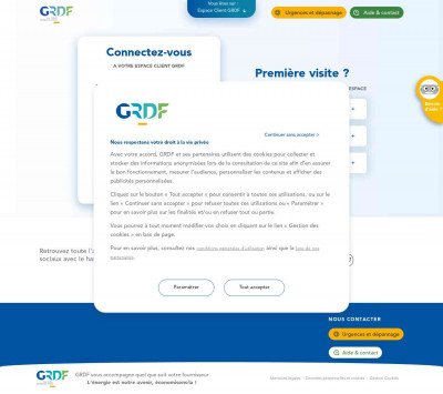Espace client - GRDF - Connexion Espace client - GRDF - Connexion