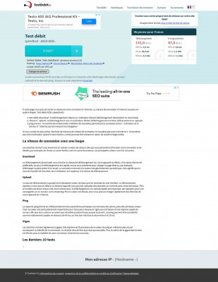 Test débit - www.testdebit.fr Test débit - www.testdebit.fr