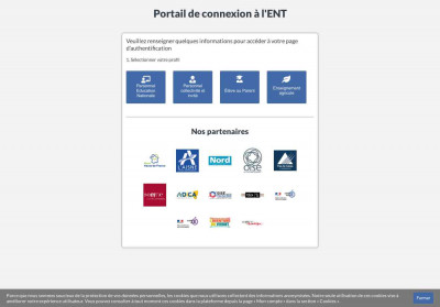 Connexion à l'ENT Connexion à l'ENT