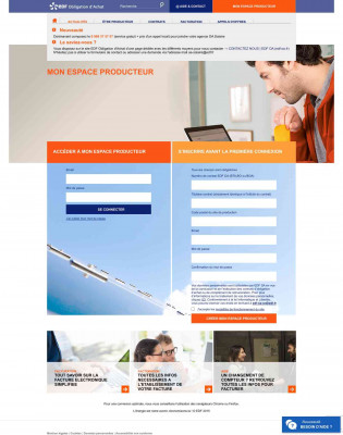 espace producteur EDF OA espace producteur EDF OA
